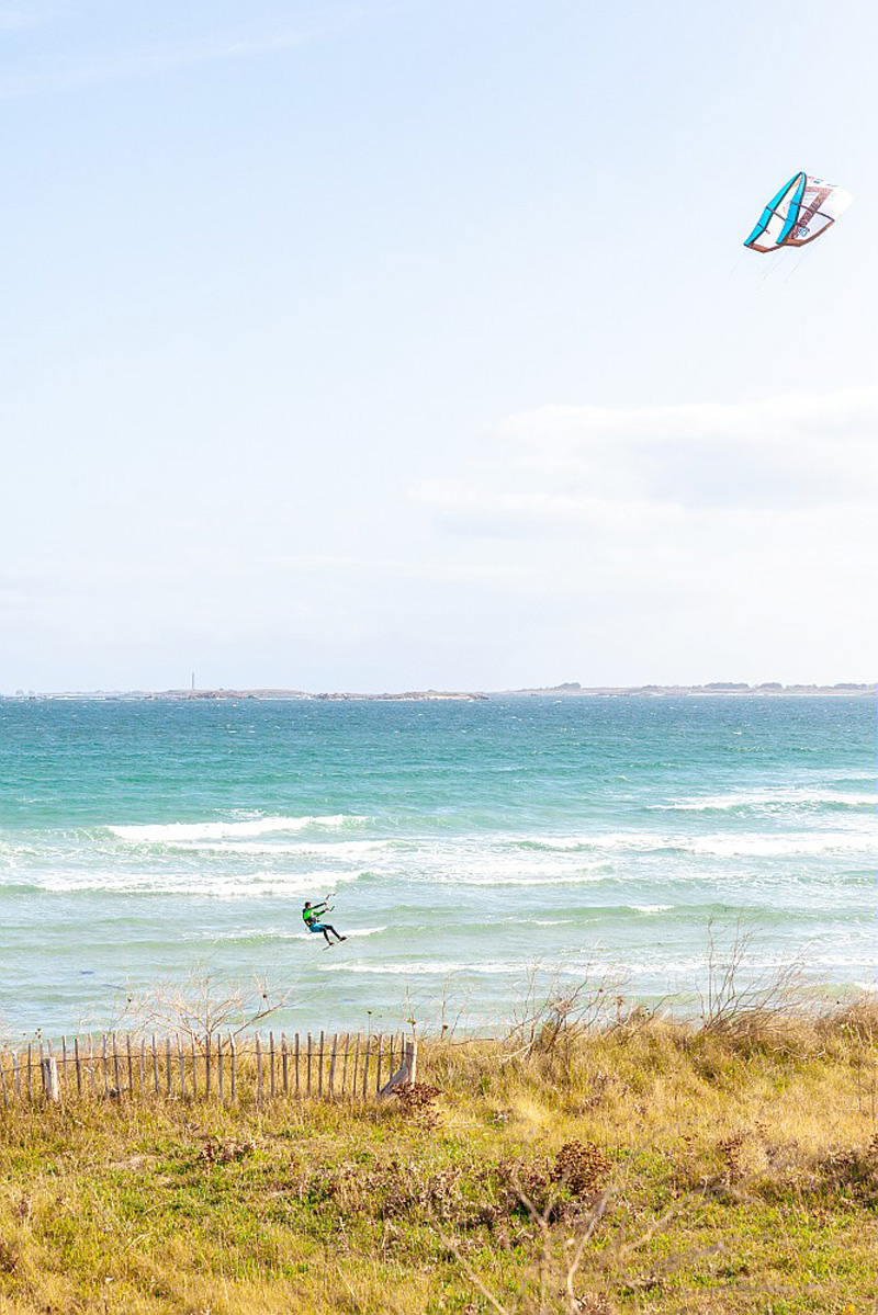 Kitesurf, Bretagne