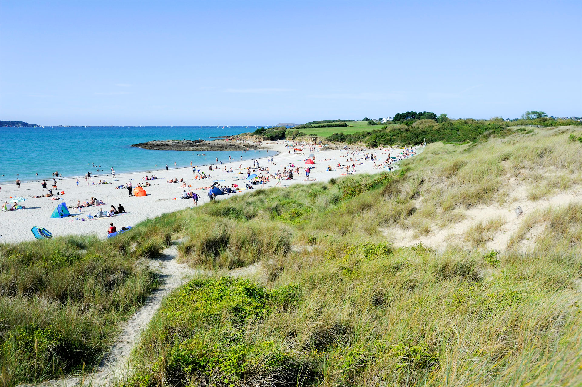 Plage de la Briantais, Lancieux