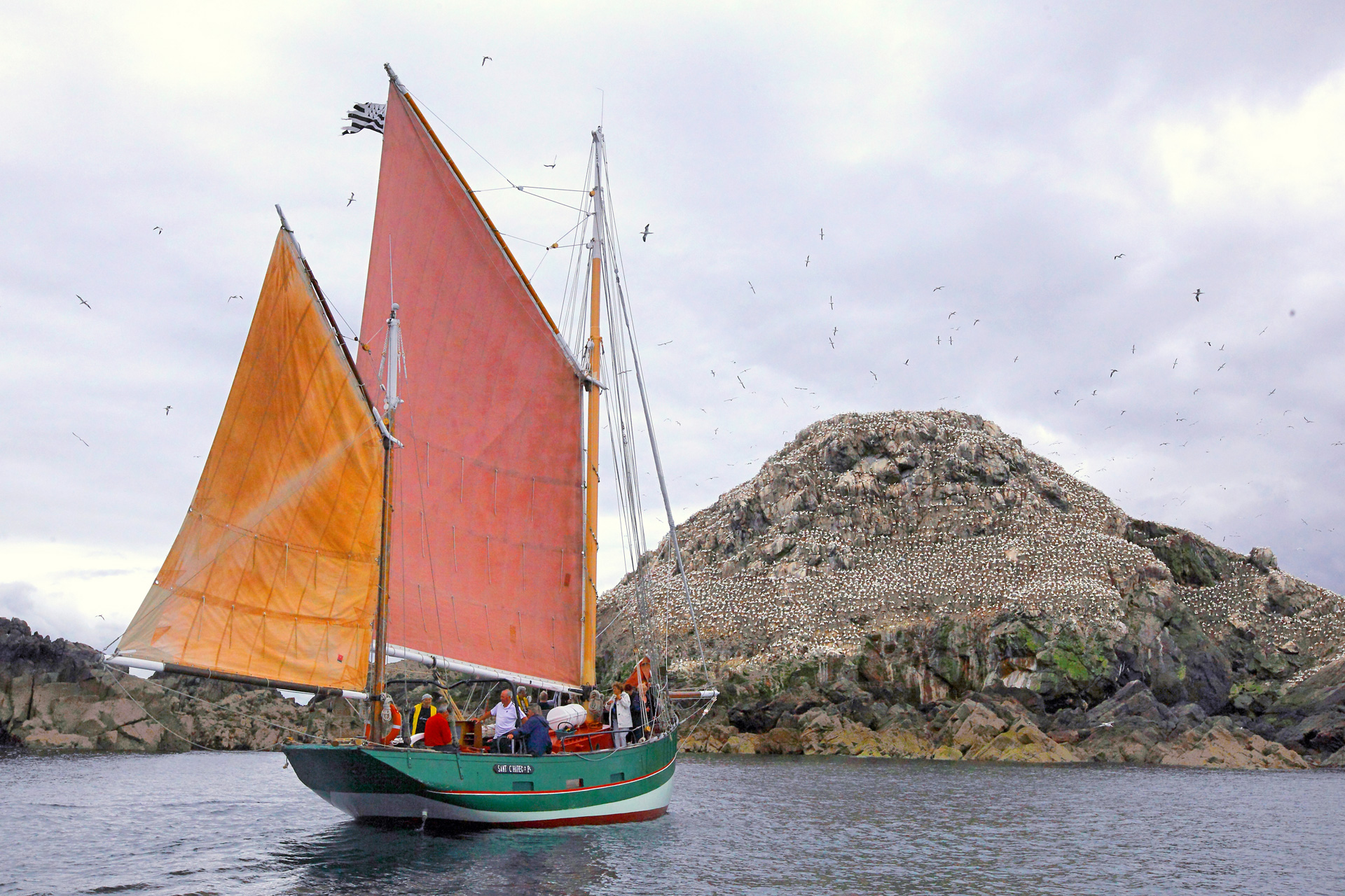 Voilier traditionnel, archipel des 7 îles