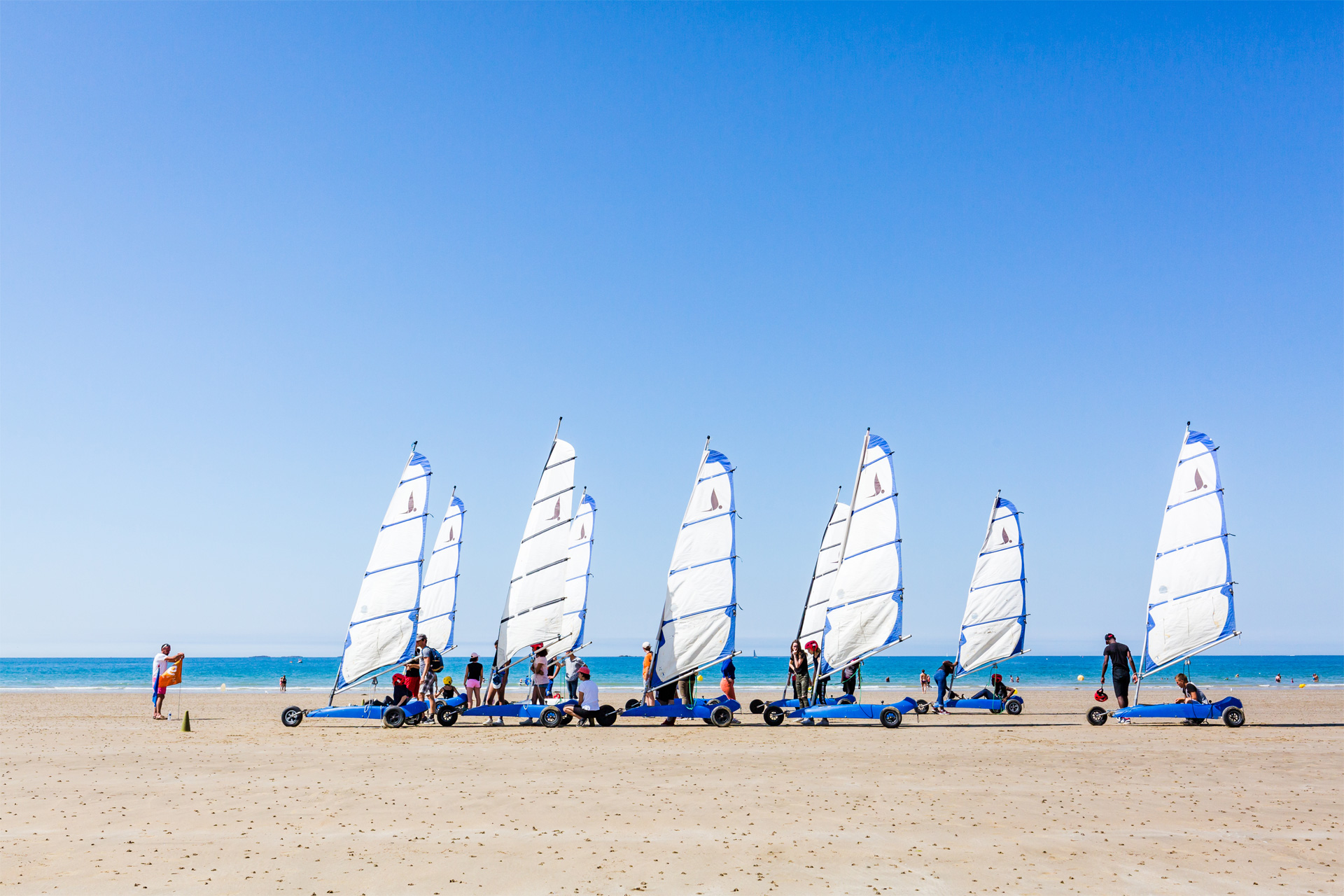 Char à voile, Bretagne