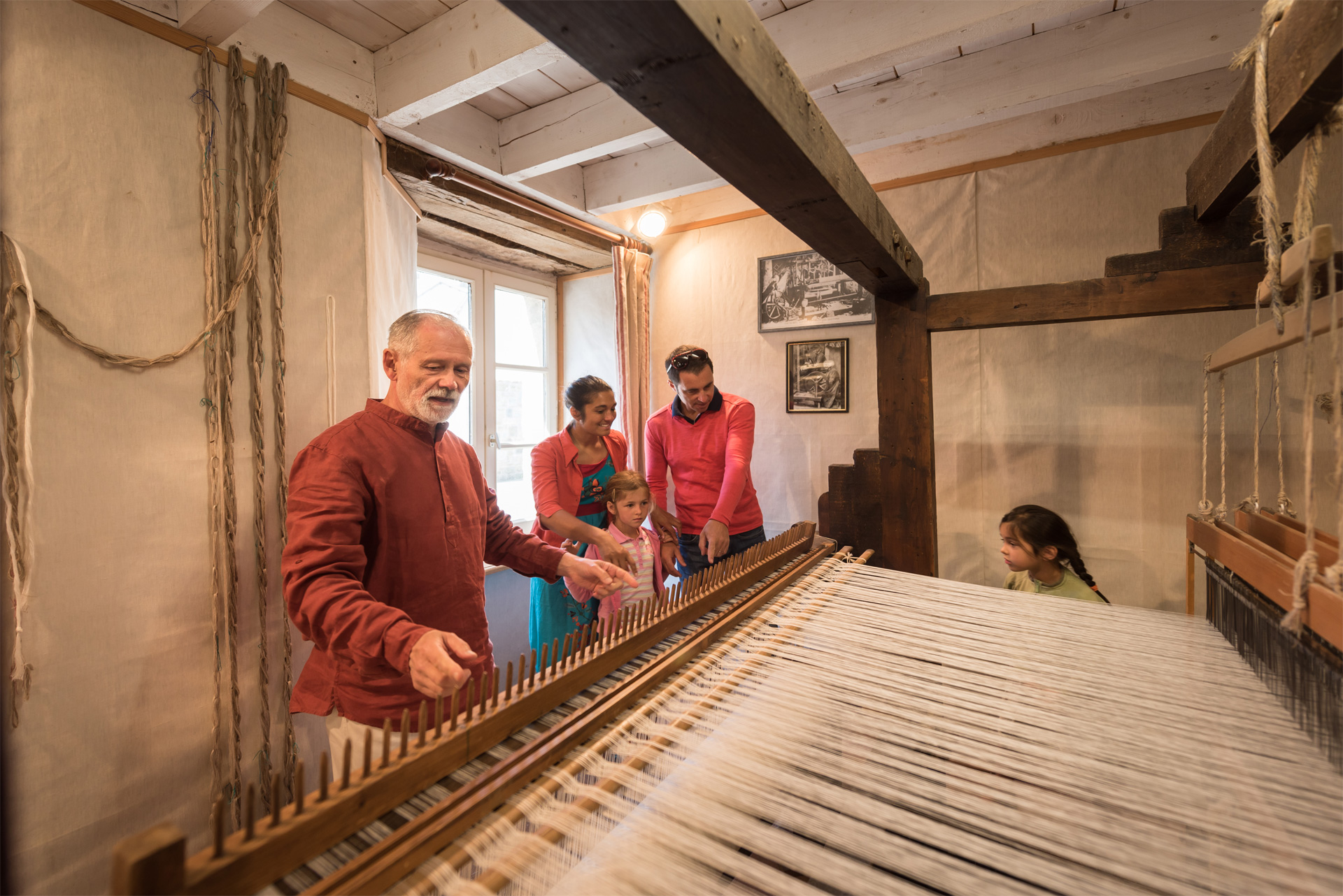 Metier à tisser, atelier de Quintin