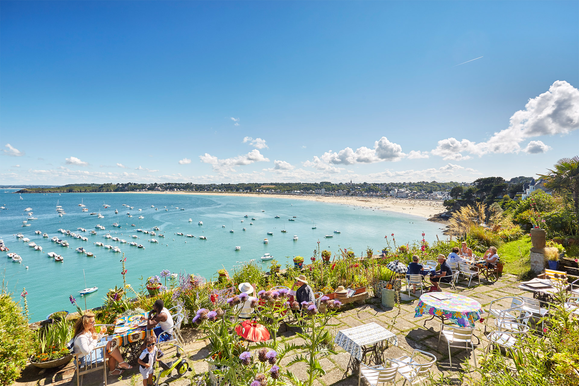 Terrasse vue sur mer à Saint-Cast-le-Guildo