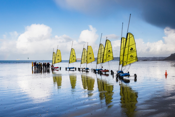 Char à voile, Erquy, Côtes d'Armor