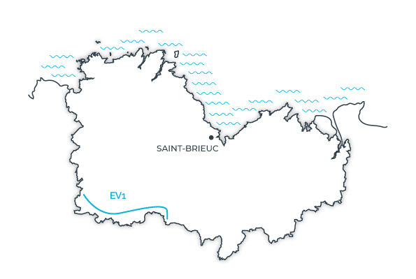 Carte Velodyssée, Côtes d'Armor