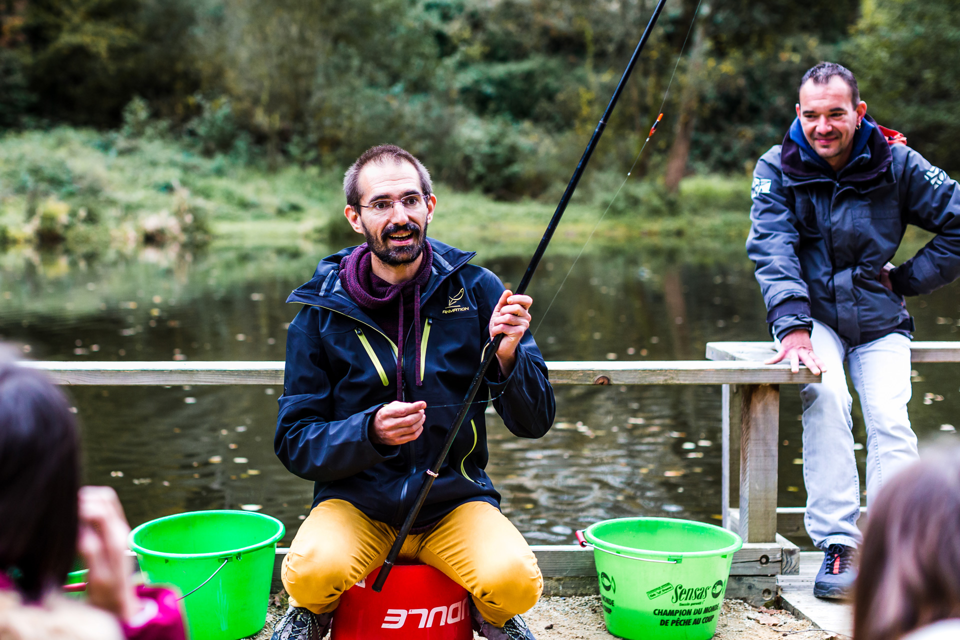 Initiation à la pêche à la Maison Pêche et Nature, Jugon-les-Lacs