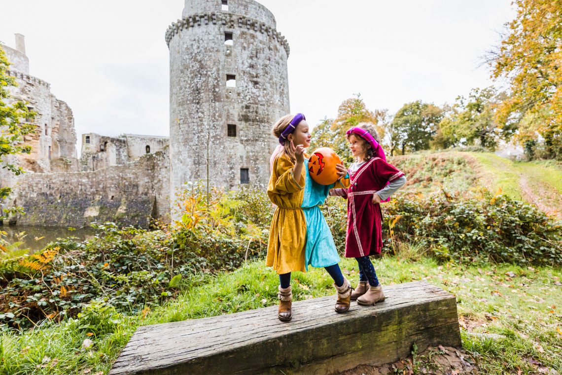 Enfants déguisés, Plédéliac, Bretagne