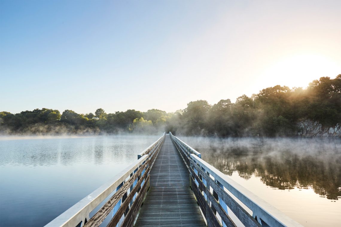 Passerelle de Jugon-les-Lacs, Côtes d'Armor
