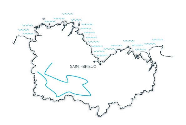 Carte route Coeur de Bretagne