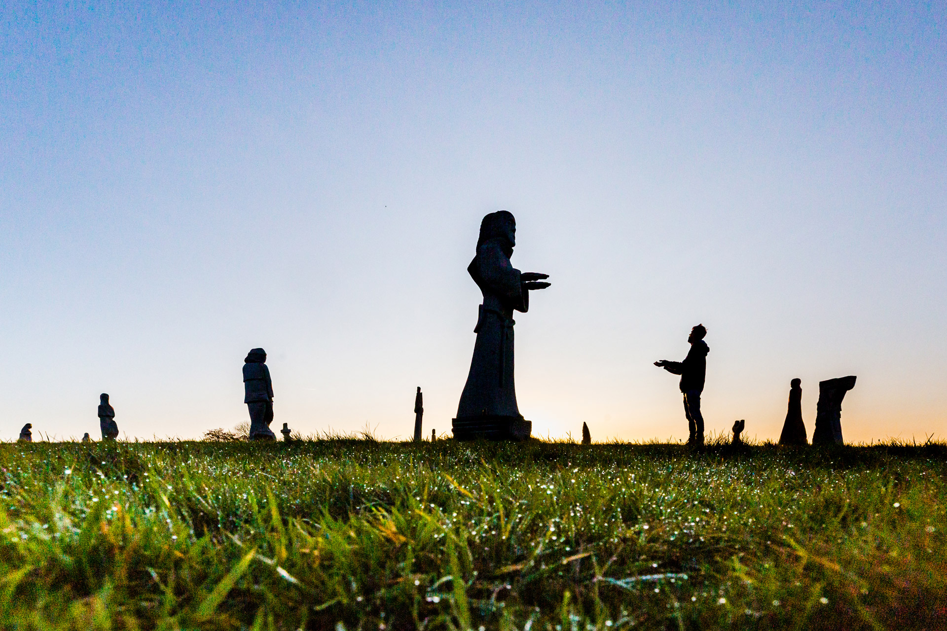 Statues, Vallée des Saints, Carnoët