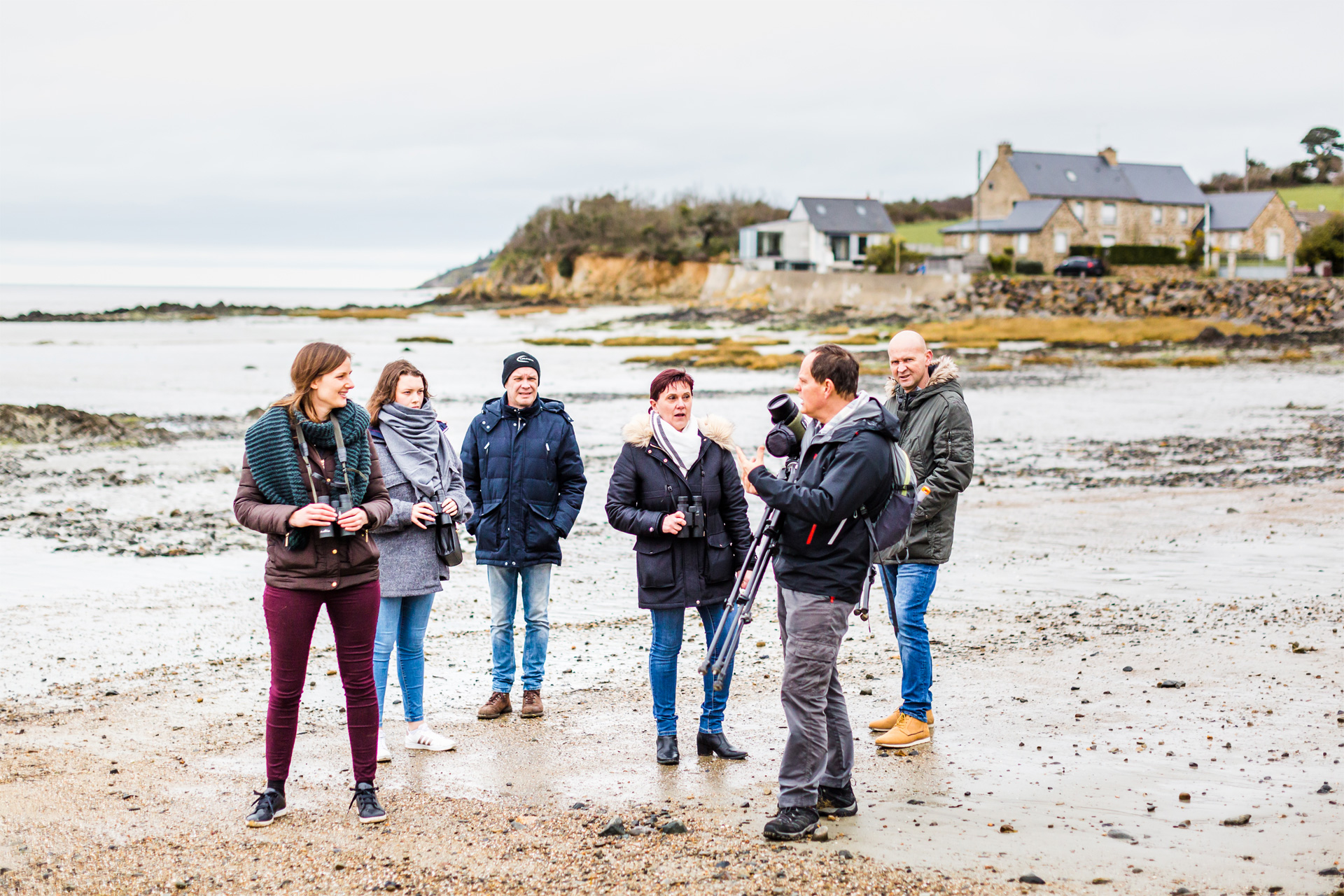 Visite pédagogique de la Baie de St-Brieuc, Hillion