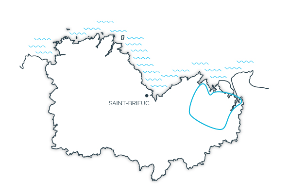 Carte route du pays de Dinan