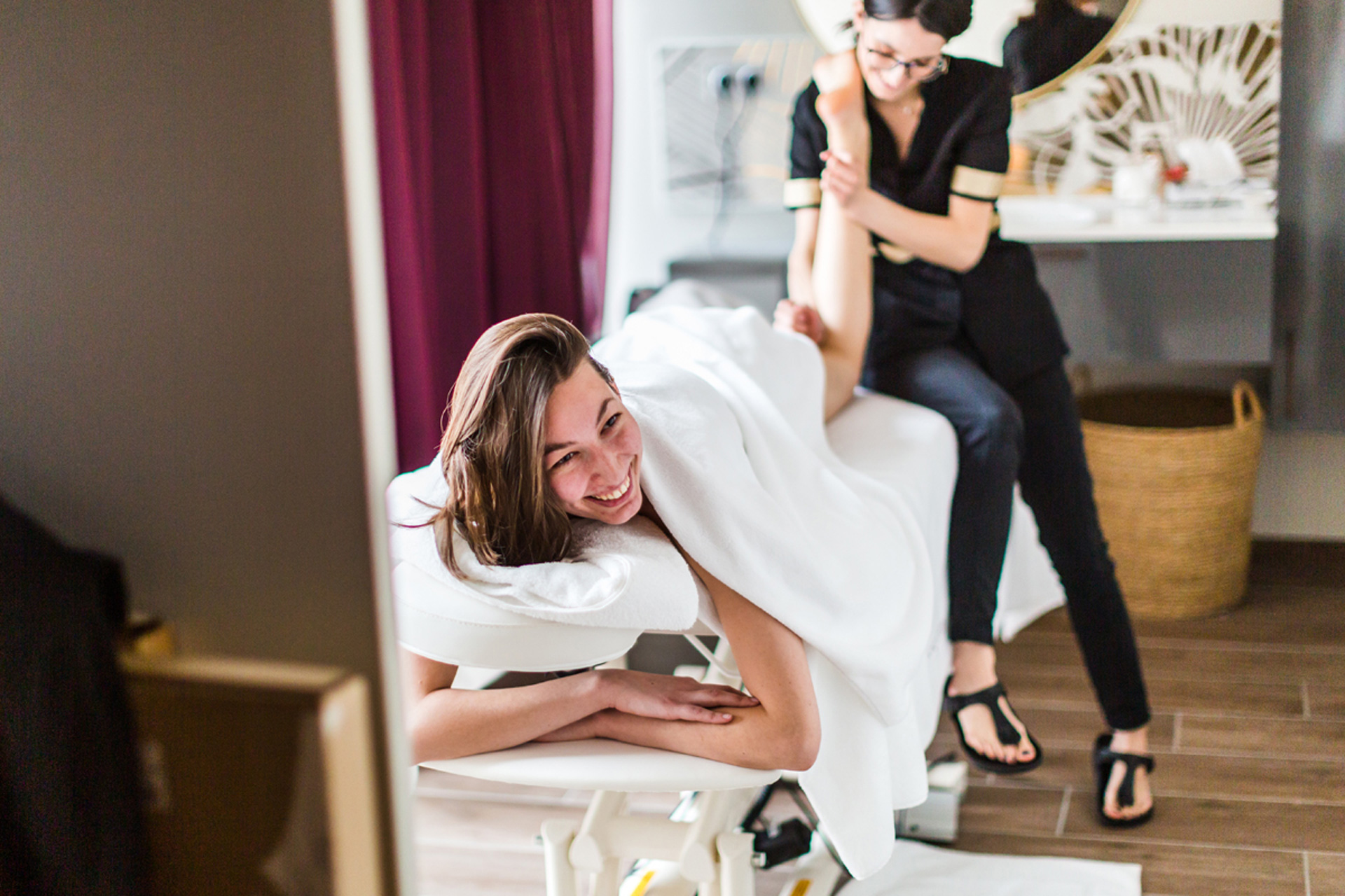 Massage à l'hôtel Edgar, Saint-Brieuc