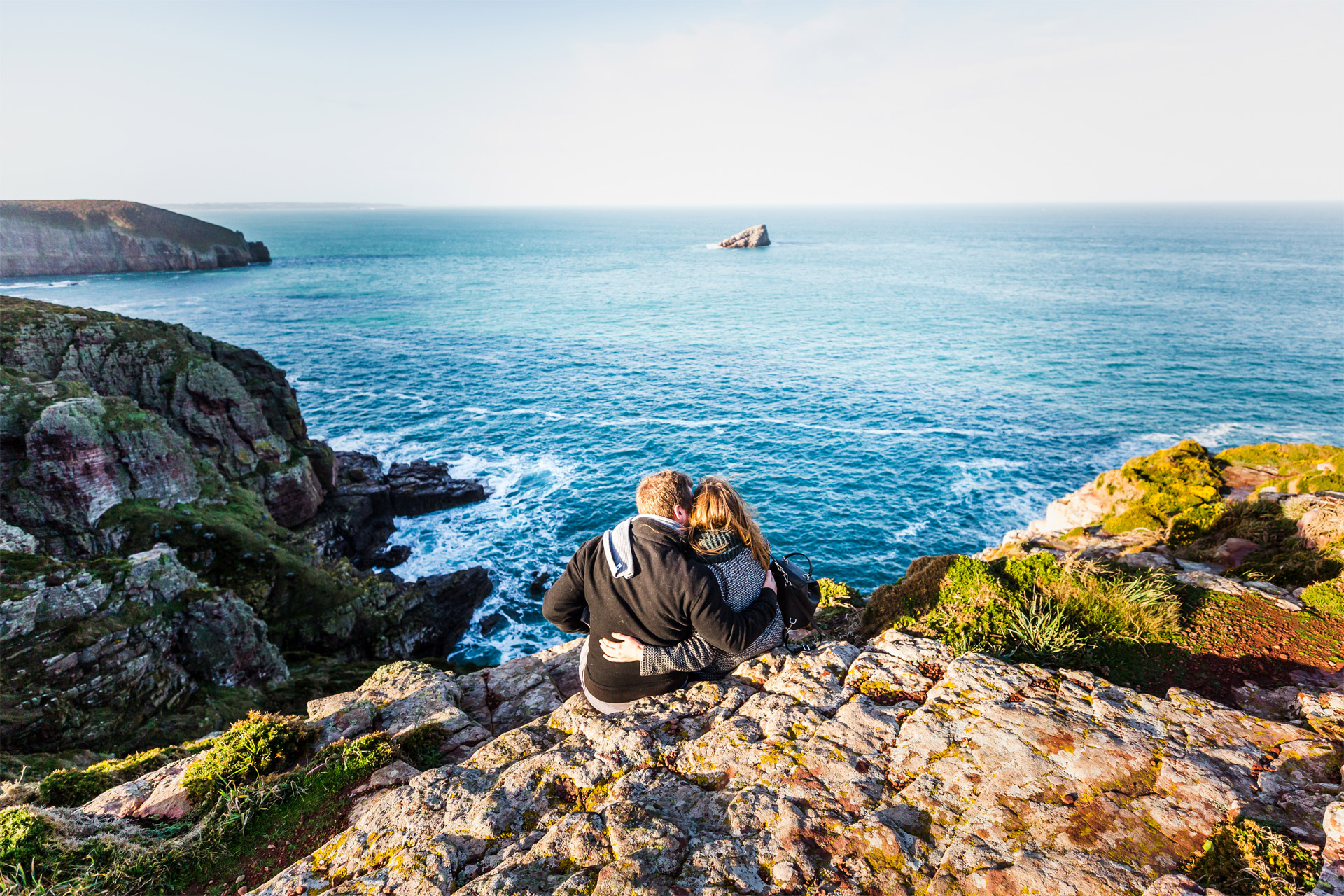 Couple au Cap Fréhel, Plevenon, Côtes d'Armor