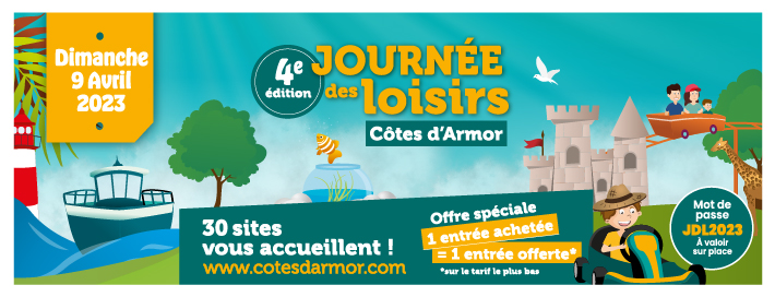 Bandeau journée des loisirs, Côtes d'Armor