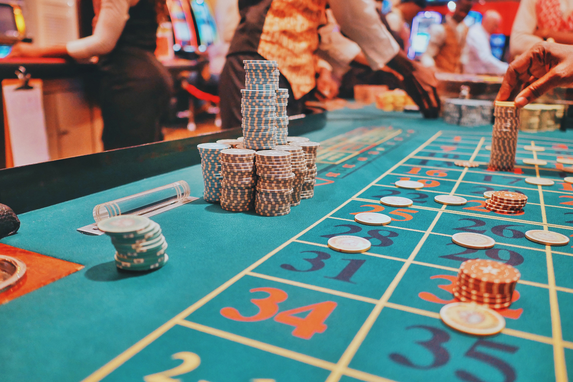 Table de jeux de casino