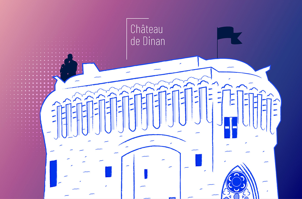 Illustration château de Dinan