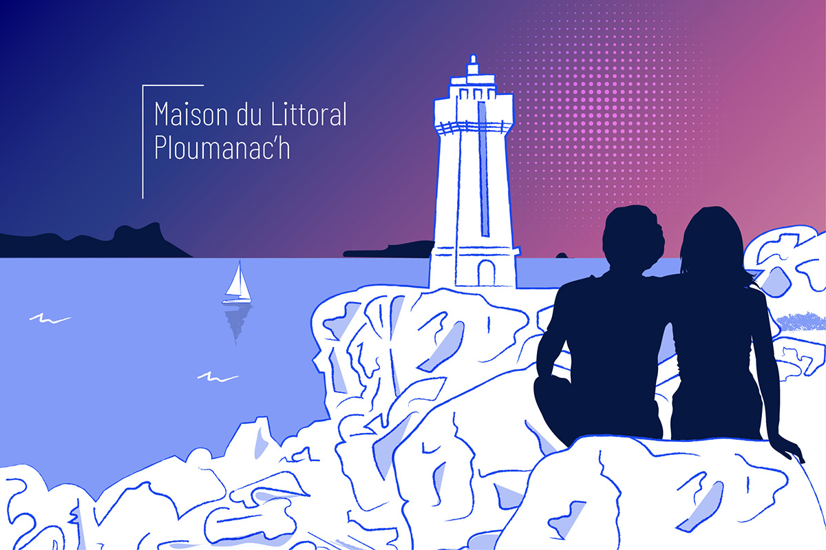 illustration phare de Ploumanac'h, Perros-Guirec