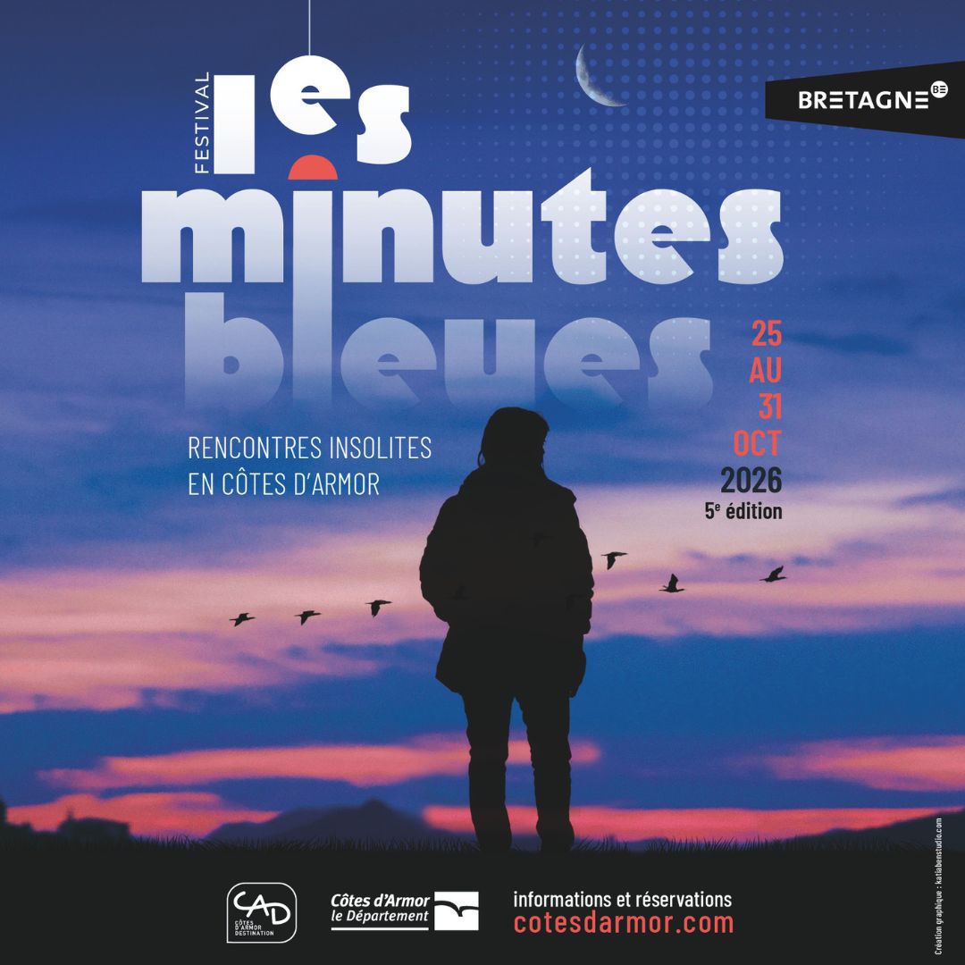 Affiche carré les Minutes Bleues 2025