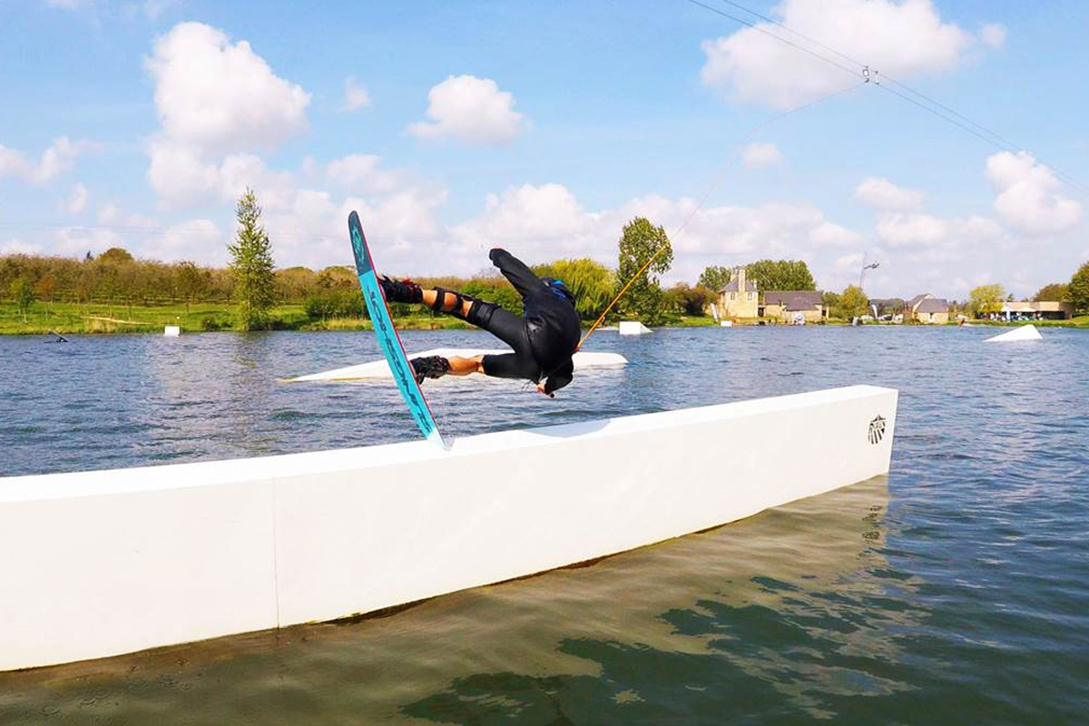 Wakeboard, BZH Wakepark, Jugon-les-lacs, Côtes d'Armor