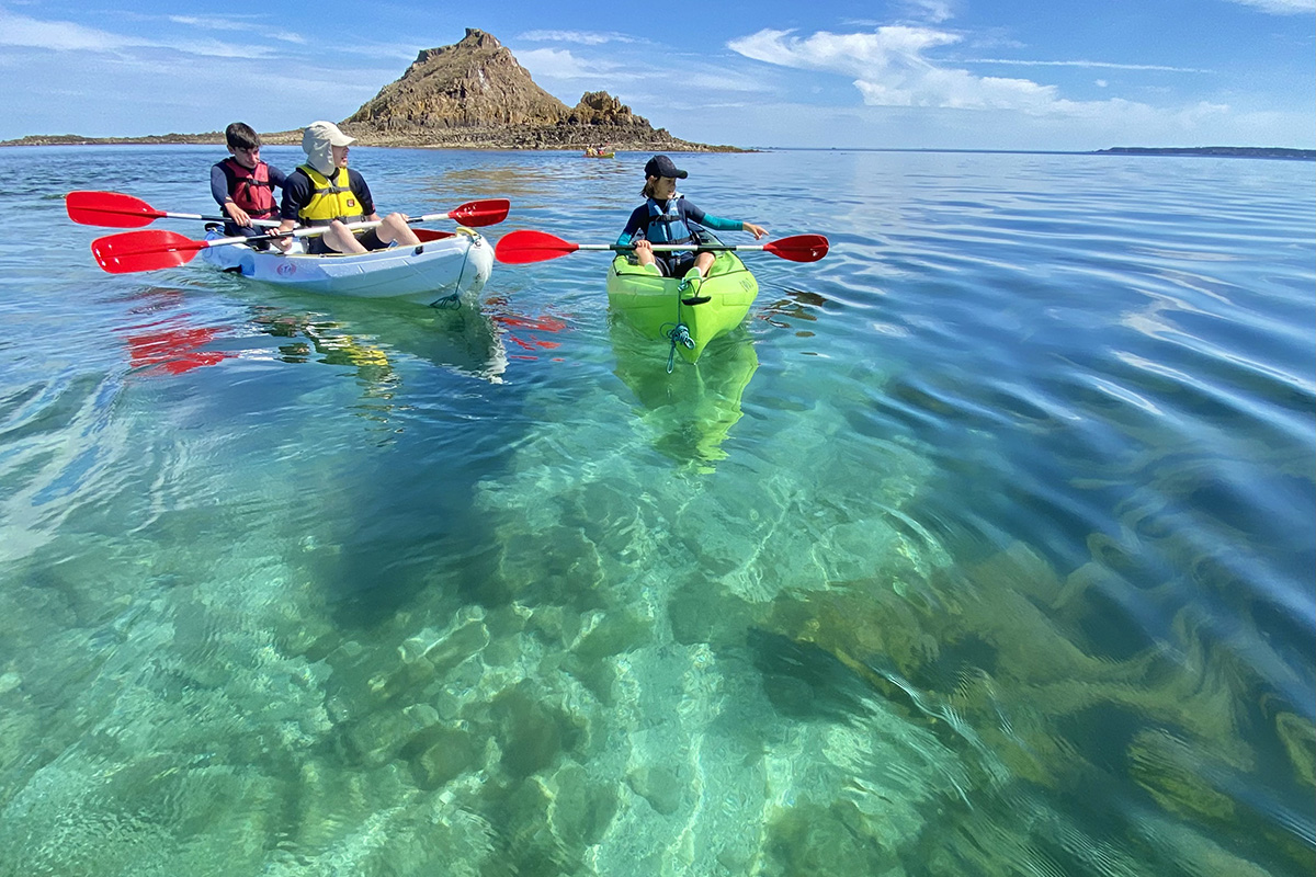 Kayak au Verdelet, Pleneuf-Val-André