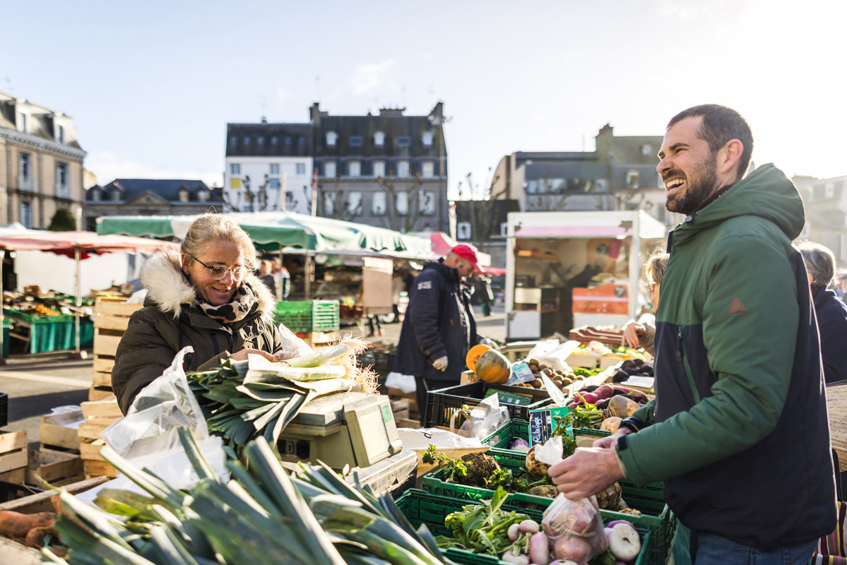 Marché de Saint-Brieuc, Côtes d'Armor