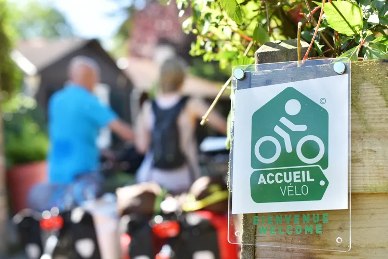 Panneau label Accueil Velo