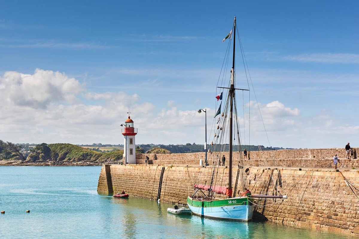 Voilier la Sainte-Jeanne, Erquy, Côtes d'Armor