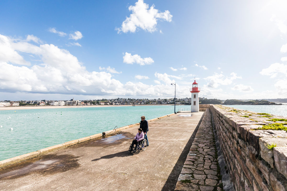 Digue du Port d'Erquy, Côtes d'Armor