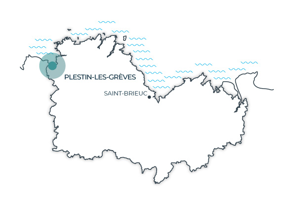 Carte Plestin-les-Grèves
