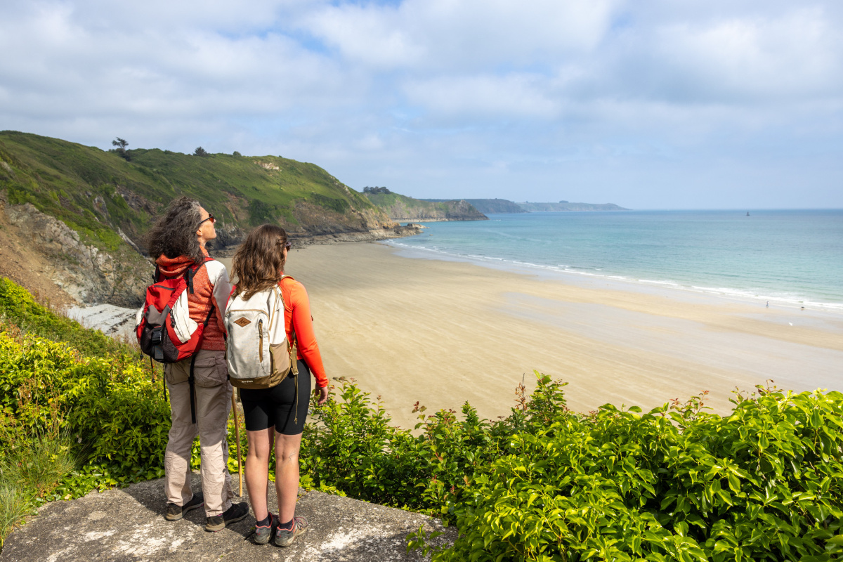 Randonnée à Plouha sur le GR34, Côtes d'Armor, Bretagne