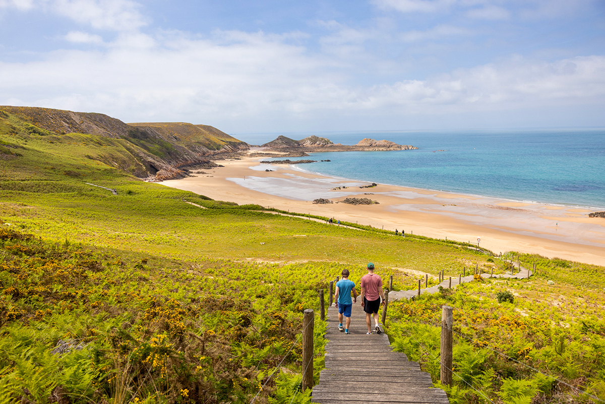 Plage du Lourtuais, Erquy , Côtes d'Armor